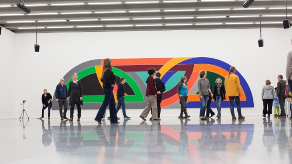 Das Projekt «Looping Journey" zeigt drei Laienchöre in den Ausstellungsräumen des Kunstmuseums Basel.