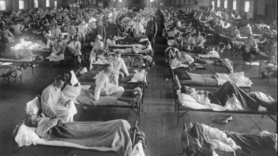 Grippekranke in Kansas 1918
