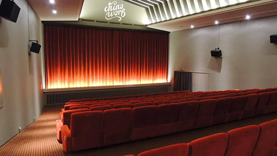 Der sanft renovierte Kinosaal in Worb bei Bern.