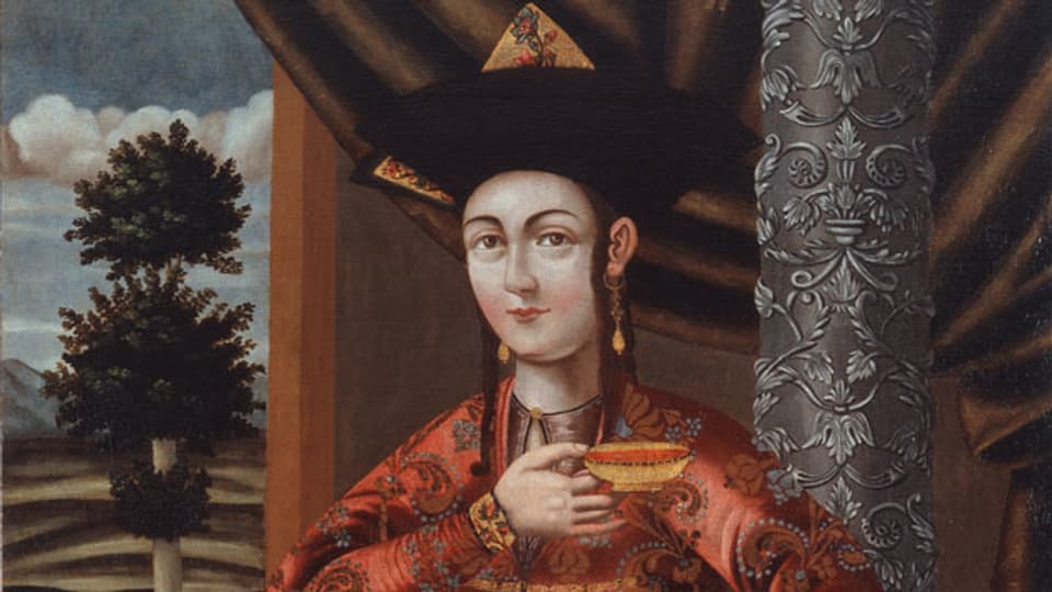 Junge Frau in georgischer Tracht, Iran 17. Jahrhundert.