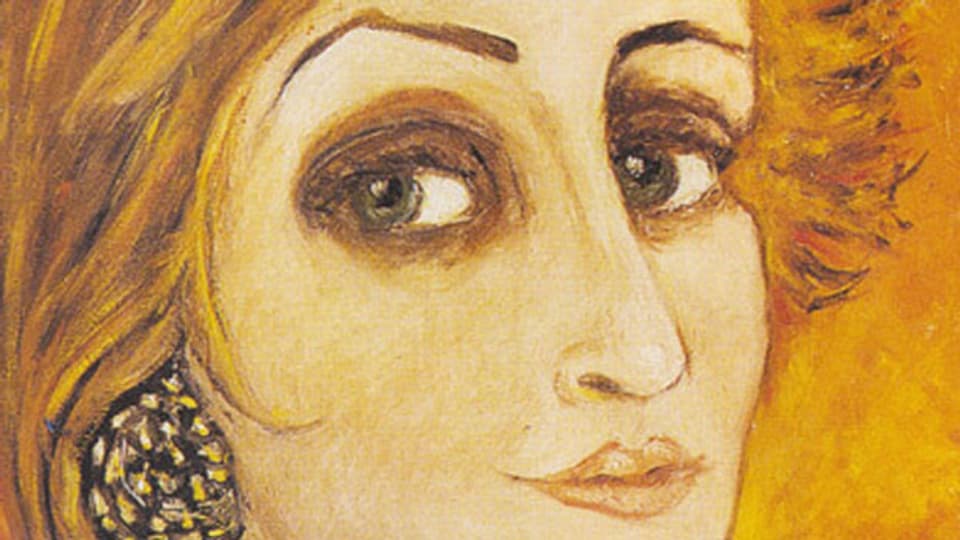 Das Bild zeigt ein Selbstporträt der türkischen Malerin Fahrünnisa Zeid.