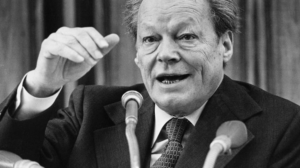 Willy Brandt am 29. November 1977 in Bonn.