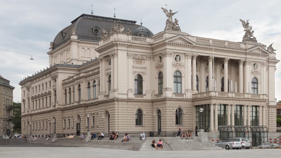 Das Opernhaus in Zürich.
