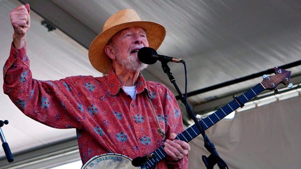 Der Folk-Sänger Pete Seeger ist gestorben.