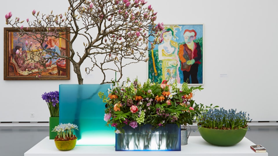 Die Sonderausstellung «Blumen für die Kunst» bringt Frühling ins Aargauer Kunsthaus.