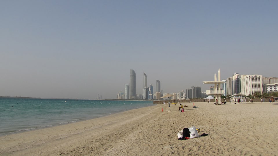 Strand in Abu Dhabi.