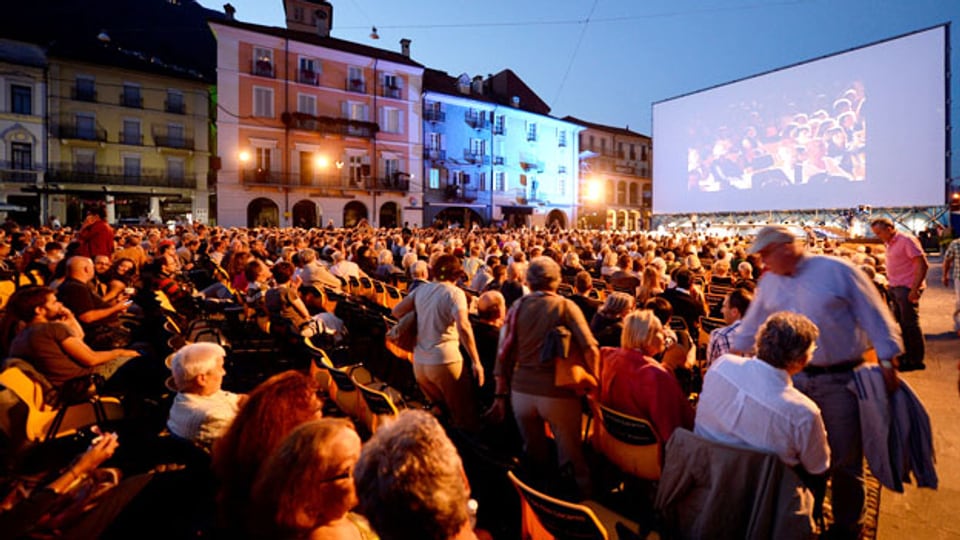 Am 6. April startete das 67. Filmfestival von Locarno, hier auf der Piazza Grande.