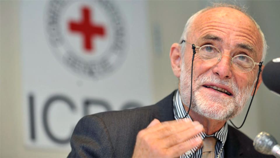 Jakob Kellenberger, ehemaliger Präsident des Roten Kreuzes, zum 150-Jahr-Jubiläum der Genfer Konvention.