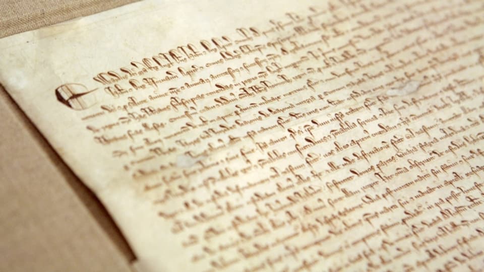 Die Magna Carta gilt als wichtigste Quelle des englischen Verfassungsrechts.