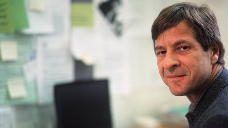 Kurt Imhof am Soziologischen Institut in Zürich, April 2000.