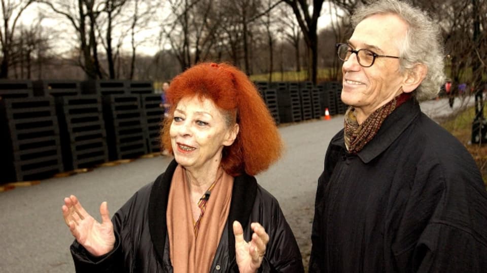 Künstler-Duo und Ehepaar: Christo und Jeanne-Claude 2005 im Central Park in New York