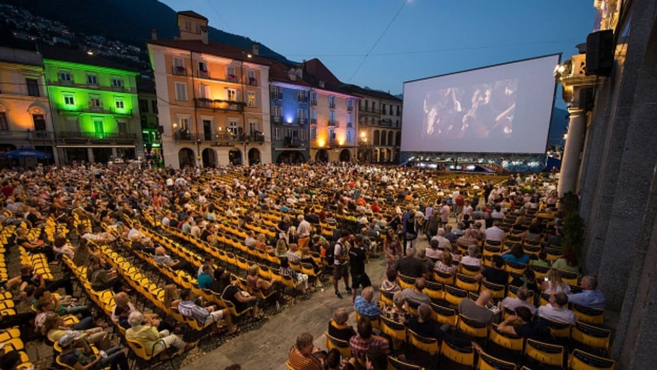 Eröffnung des 68. Filmfestivals auf der Piazza Grande in Locarno