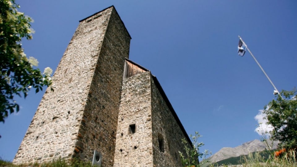 Die Burg Riom ist das erste professionelle Theaterhaus der rätoromanischen Kulturgeschichte.