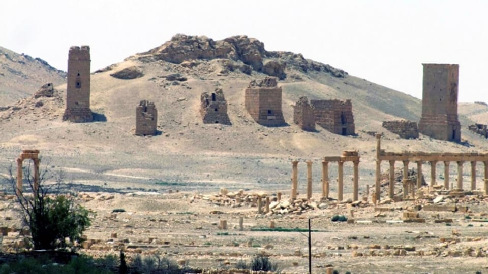 Die antike Oasenstadt Palmyra.