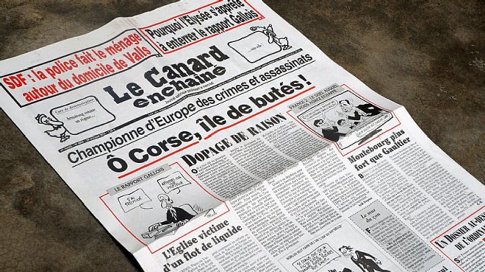 Le Canard Enchaîné ist die bedeutendste satirische Wochenzeitung Frankreichs.