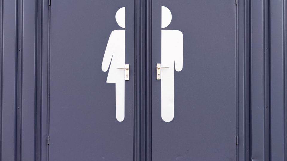 Wie auf öffentlichen Toiletten kennt auch die Sprache nur zwei Geschlechter.