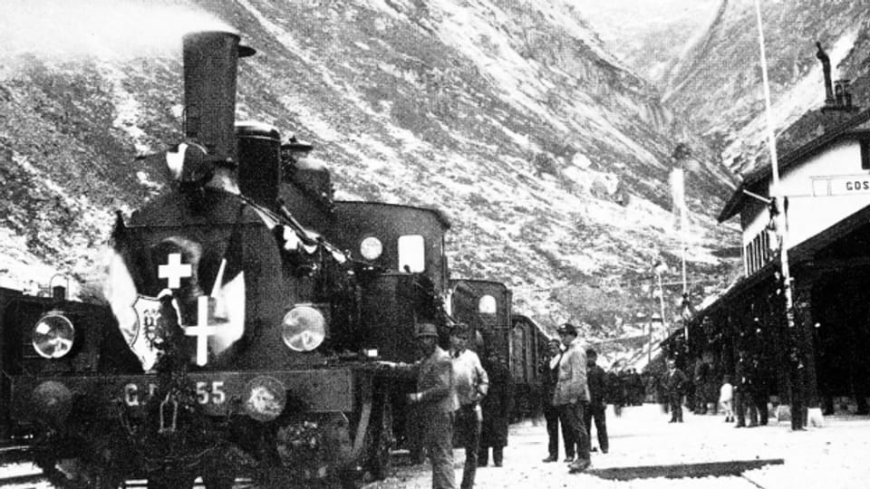 1882 wurde der erste Gotthard-Tunnel eröffnet. Was blieb gleich, was ist neu?