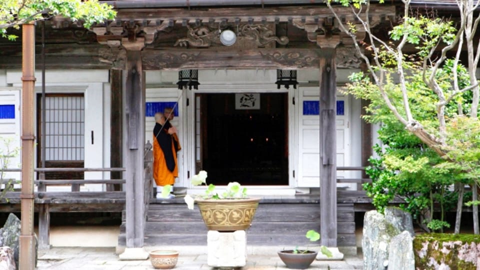 Eine junge Bernerin taucht in die Klosterwelt der Zen-Buddhisten ein.