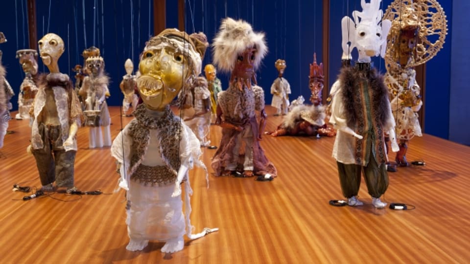 Wael Shawkys Marionette im Kunsthaus Bregenz.