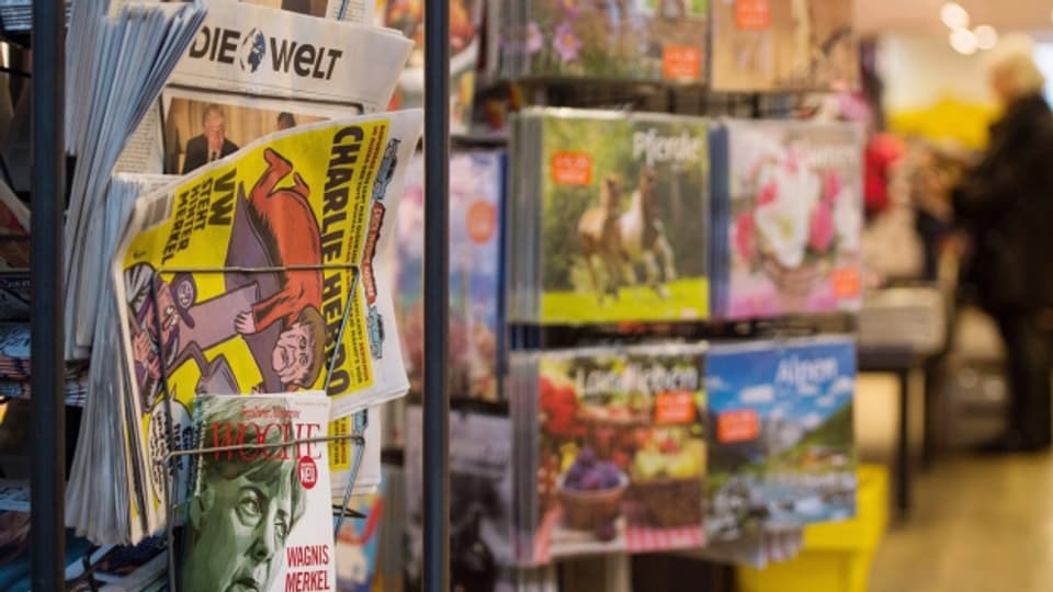 Das französische Satiremagazin «Charlie Hebdo» erscheint erstmals in Deutsch.