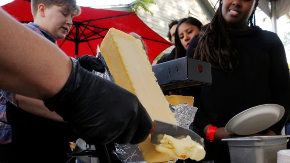 Essen der Zukunft? Dazu gehört an der South by Southwest Messe in Austin auch das Schweizer Raclette dazu.