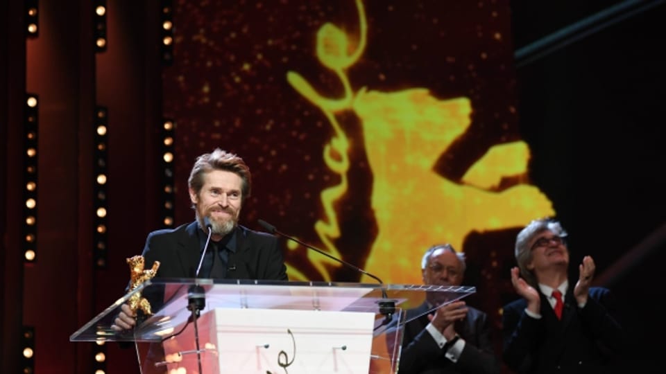 Der Schauspieler Willem Dafoe erhielt in diesem Jahr den Goldenen Ehrenbären der Berlinale