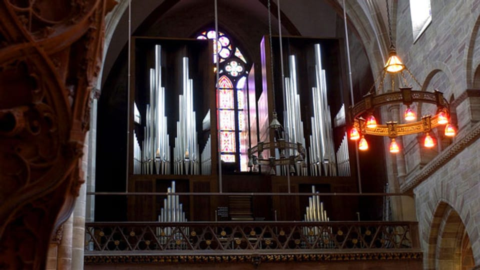 Die Orgel im Basler Münster.