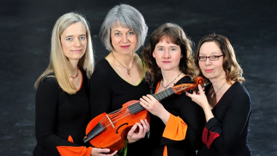 Die Mitglieder des Ensemble «Les Escapades»: Adina Scheyhing, Barbara Pfeifer, Franziska Finckh und Sabine Kreutzberger.