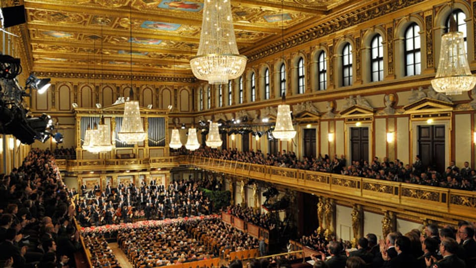 Die Wiener Philharmoniker bei der Generalprobe zum  Neujahrskonzert