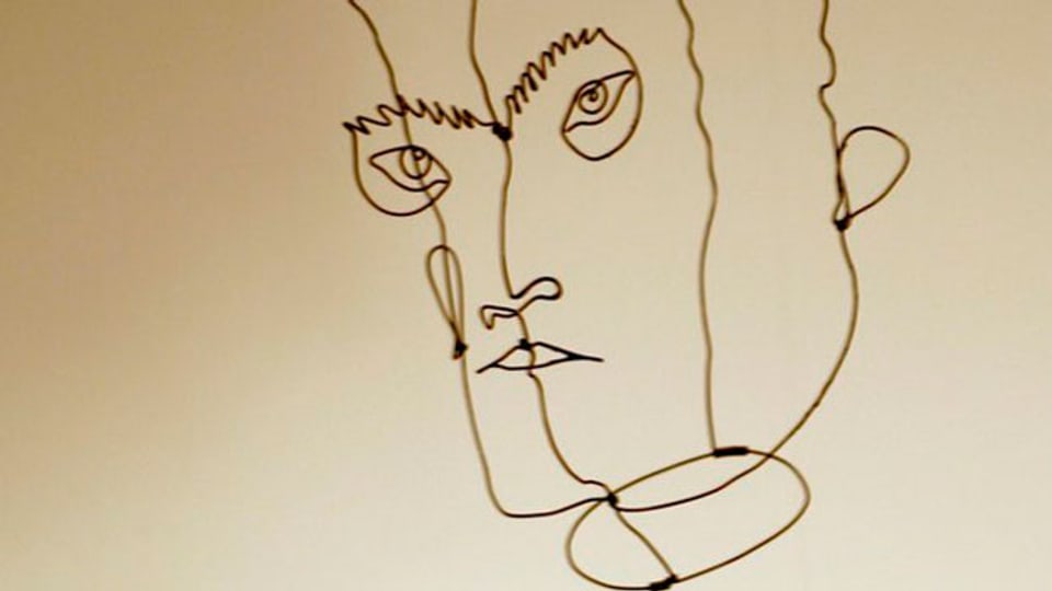 Edgard Varèse, so wie ihn der Künstler Alexander Calder sah (1931).