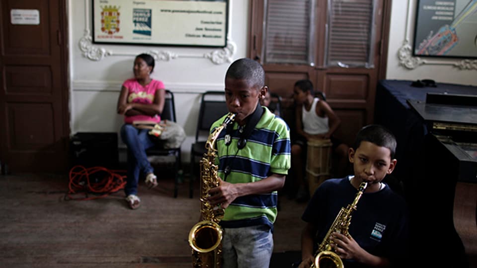 Danilo Perez betreibt in Panama City eine Jazzschule für Kinder.