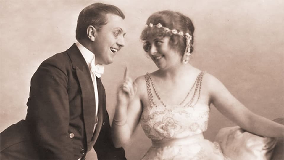 Inszenierung von «Die Csárdásfürstin» um 1920.