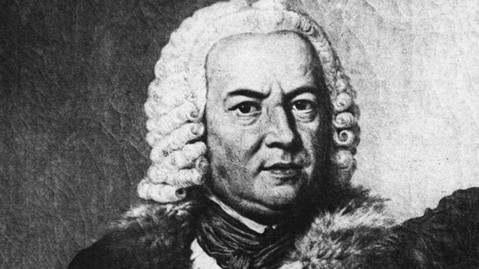 Zeitgenössische Darstellung von Johann Sebastian Bach