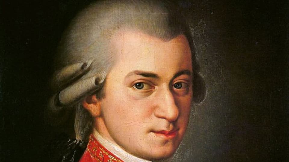 Mozart posthum gemalt von Barbara Krafft
