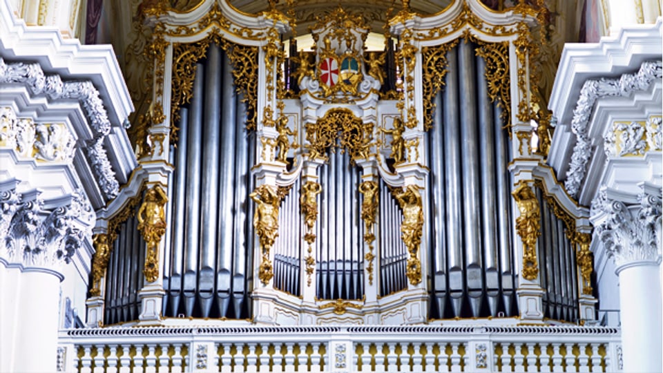 Die Orgel im Kloster Sankt Florian, Österreich