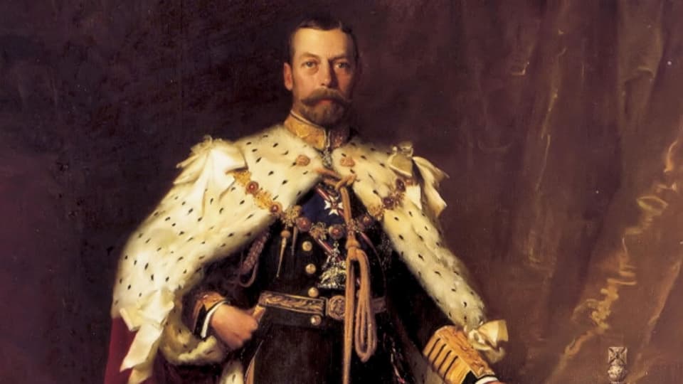 Berühmt für sein Stottern: King George V.