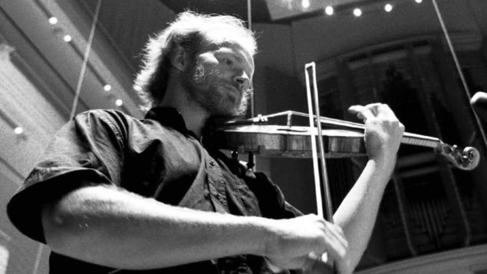 Ein junger Thomas Zehetmair: Der Violinist probte im September 1998, im KKL Luzern.
