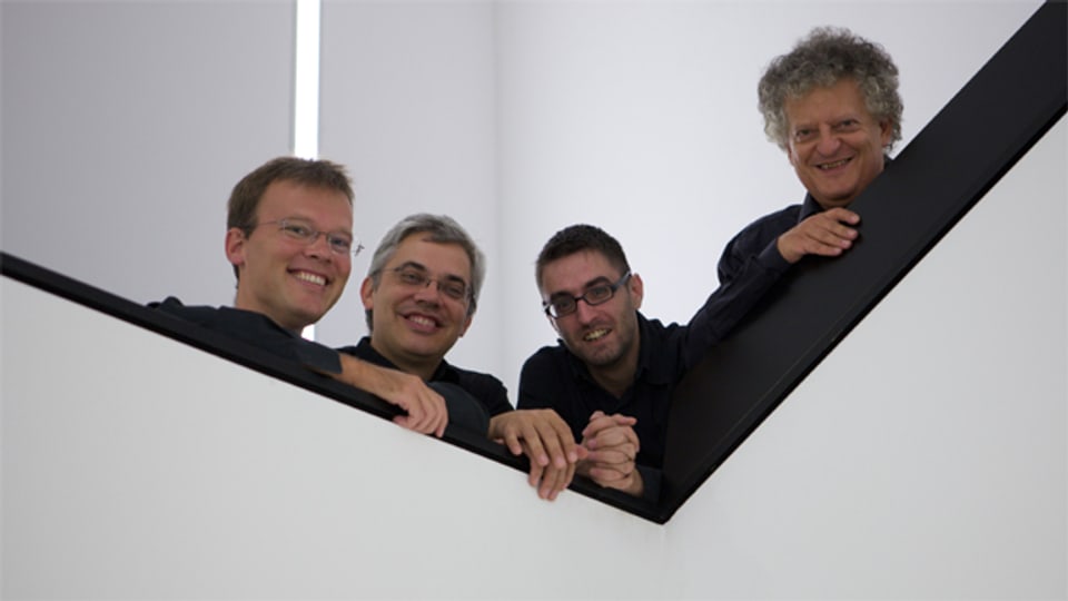 Das Arditti Quartet mit Irvine Arditti (rechts).
