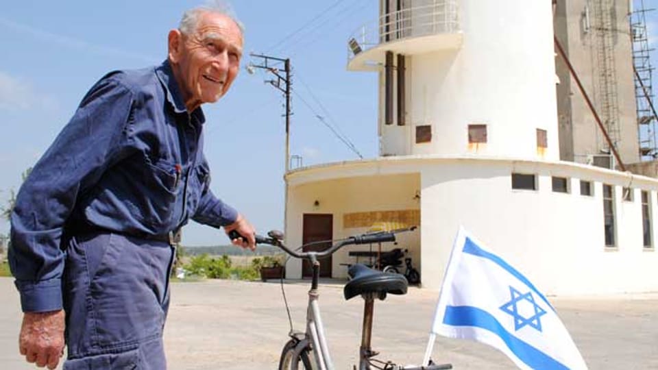 Chaim Miller in seinem Kibbutz südlich von Tel Aviv.