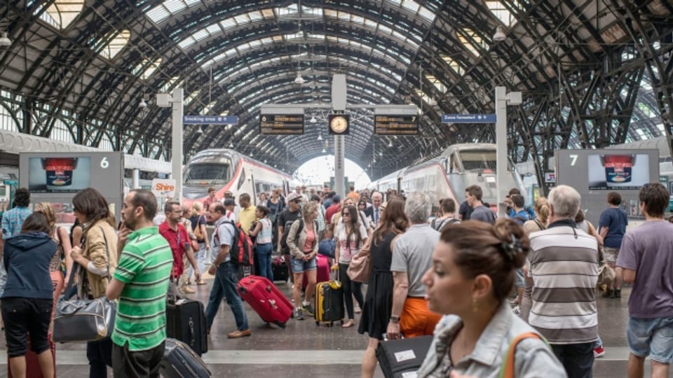 Der Bahnhof Milano Centrale ist Endstation und Ausgangspunkt für Flüchtlinge im Transit.