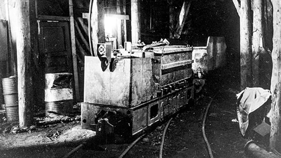 Im Kraftwerk von Bavona in den 1960er-Jahren.