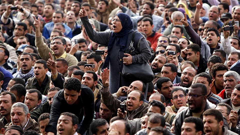 Demonstration auf dem Tahrir-Platz am 1.2.2011.