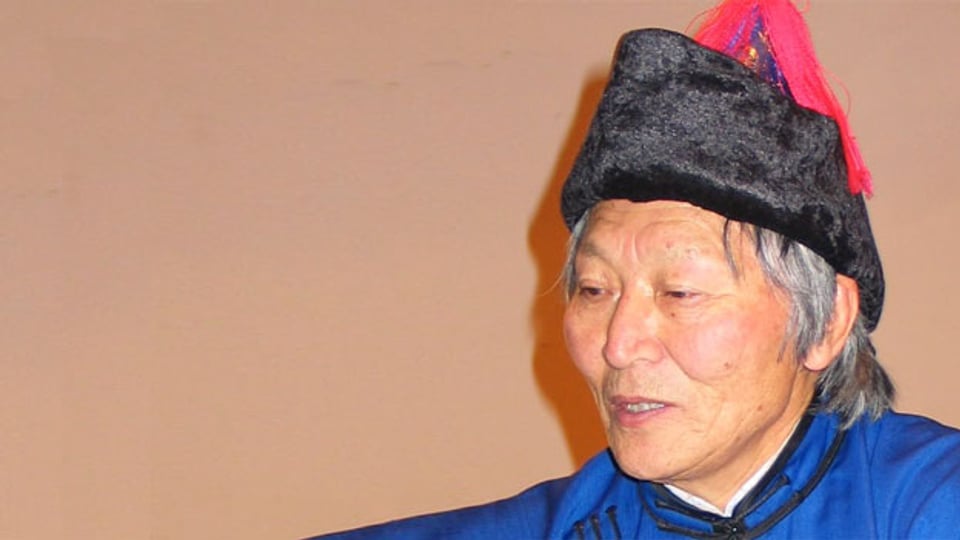 Der mongolische Autor Galsan Tschinag.