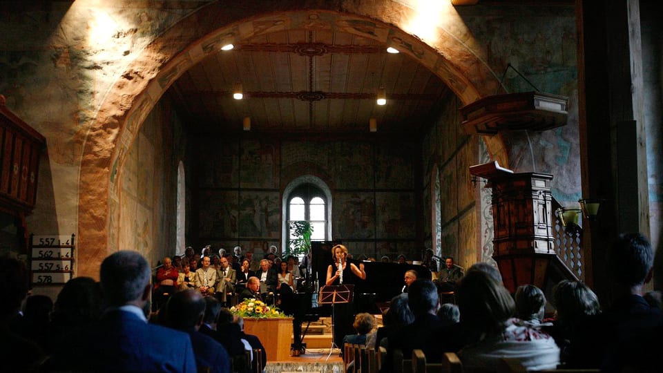 Sakrale Musik – hier am Menuhin Festival in der Kirche Saanen.
