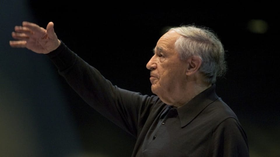 Pierre Boulez mit dem Orchester der Lucerne Festival Academy