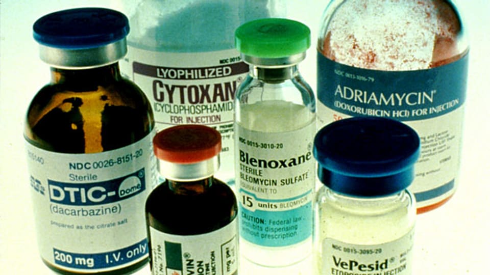 Medikamente, wie sie im Rahmen einer Chemotherapie genutzt werden.