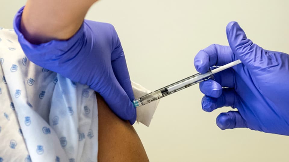 Ebola-Impfung.