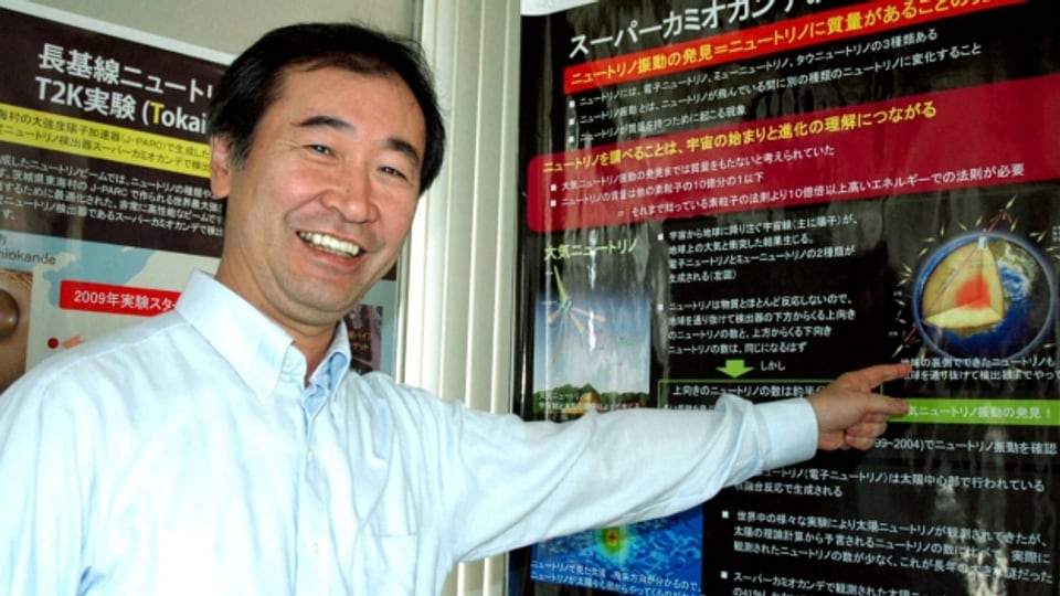 Der Physiknobelpreis ging 2015 u.a. an Takaaki Kajita aus Japan – für seine Forschung zum Neutrino.