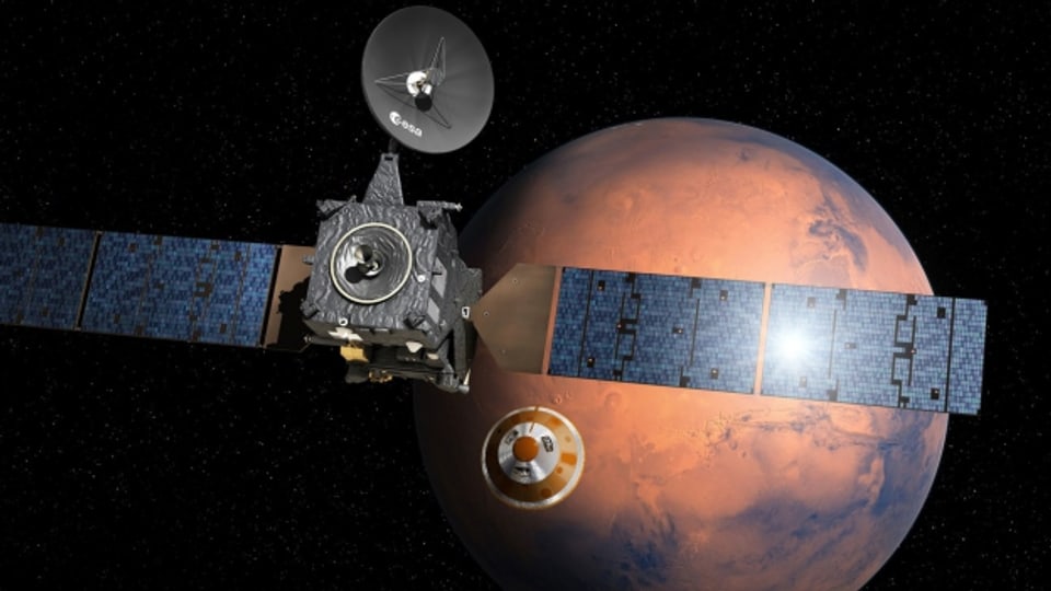 Die ESA hat einen Lander auf dem Mars verloren.