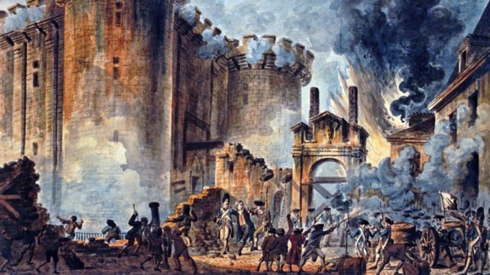 Sturm auf die Bastille, 1789.